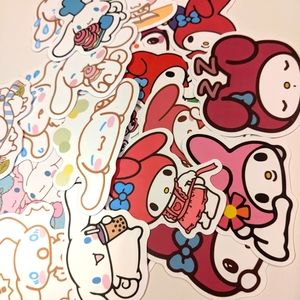 Cinnamoroll & My Melody Stickers 20pc